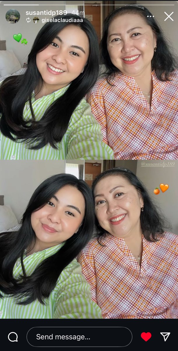 claaawdyy's tweet photo. ditutup dgn pelukan perpisahan &amp; kiss bye krn tante harus balik jakarta. thank you tante, grateful n blessed! 🥰

bonus ss tante nge repost igs aku!!almost 3years ngefollow gapernah 
 liat tante bikin igs — bahkan repost anaknya aja engga ✌️ pinjem dulu ya ibunya @nikocokin 😘 https://t.co/KdkeowA9n6
