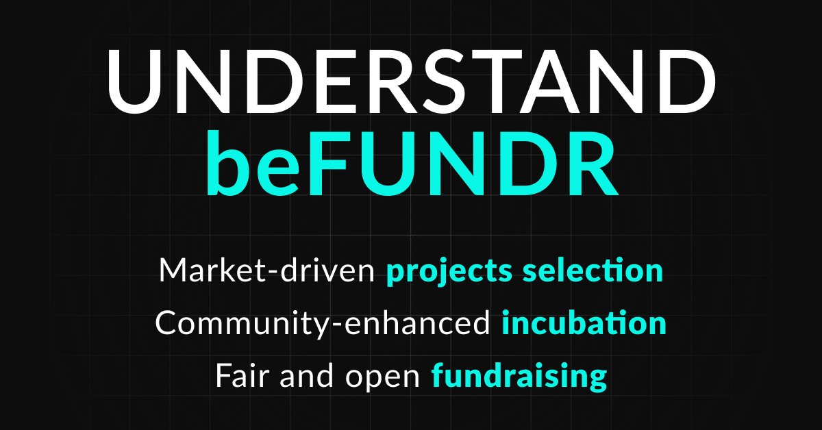 beFUNDR | The Decentralized Incubator tweet media