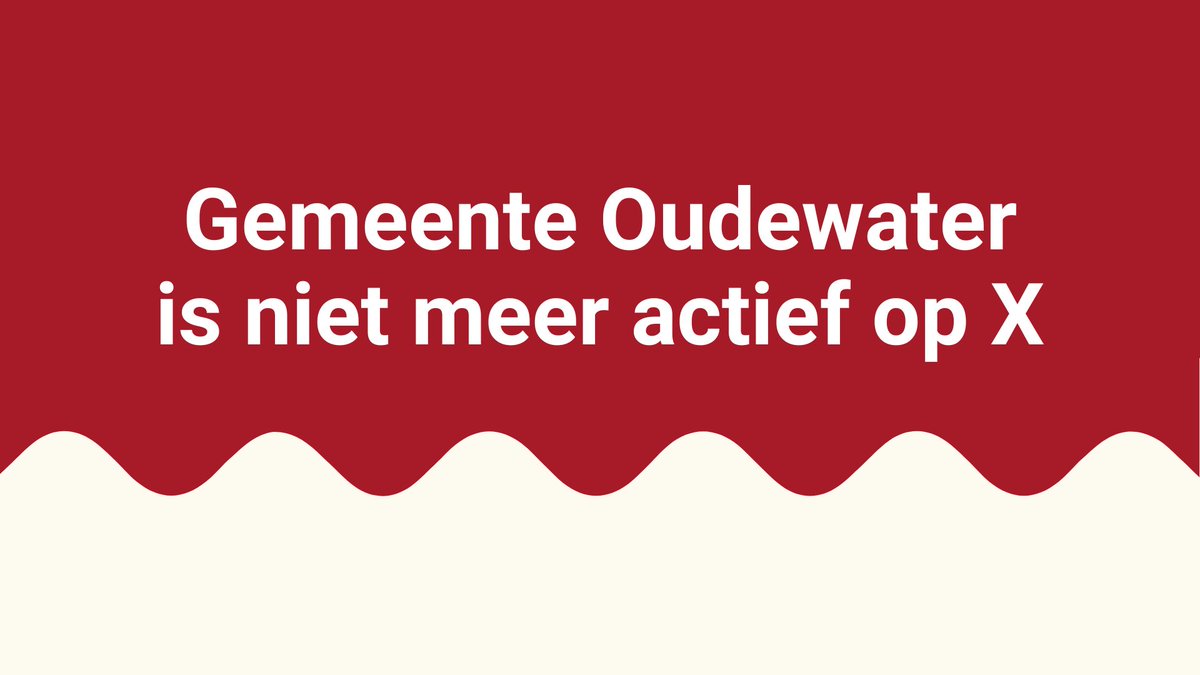 Volg gemeente Oudewater op: 
Facebook: facebook.com/gemeenteoudewa…
Instagram: instagram.com/gemeenteoudewa…
LinkedIn: linkedin.com/company/gemeen…
 
Lees het nieuws via: oudewater.nl/Nieuws
Stel een vraag via: oudewater.nl/Contact
En plaats een melding via: oudewater.nl/Melding_Doen