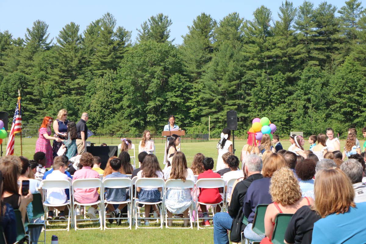 TyngsboroughPS's tweet photo. Yesterday at Tyngsborough Elementary School, the fifth grade moving-on ceremony was held. #tpsprepares #ontomiddleschool
In case you missed yesterday's ceremony please click here to view the full video: https://t.co/C0D41CjdFr https://t.co/mKZaDl5ZXh