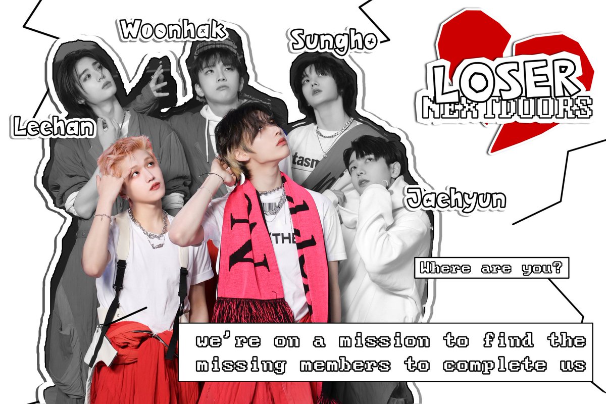 A REPOST would be appreciated!

Hi, we are LOSERNEXTDOOR, we're on a mission to find the missing member to complete us. Please read the T&amp;C below before introduce yourself! We also need another SQ/OA to befriend with.

Thank you!