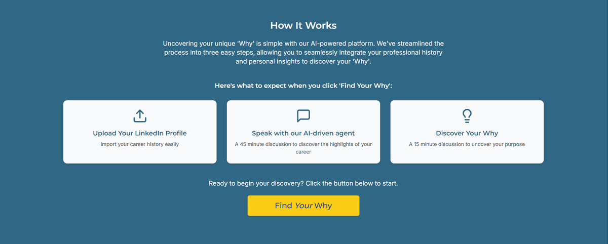 FindMyWhy_'s tweet image. If I build a product like this would anyone be interested? 
#PurposeDriven #FindYourWhy #LifeGoals #SelfDiscovery #MeaningfulLife #Motivational #selfdiscovery #intentionalliving