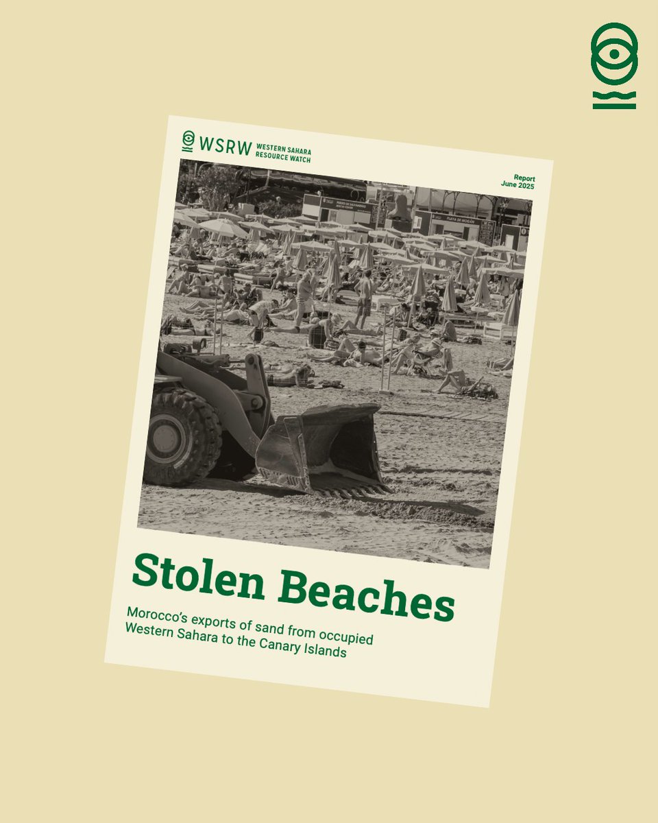 wsrwDE's tweet image. WSRW hat dokumentiert, wie fast eine Million Tonnen Sand in den letzten fünf Jahren aus der besetzten #Westsahara auf die Kanaren exportiert wurde, um dort Strände aufzuschütten und Hotels zu bauen. Mehr dazu in unserem neuen Bericht Stolen Beaches 👇🏼
wsrw.org/de/nachrichten…