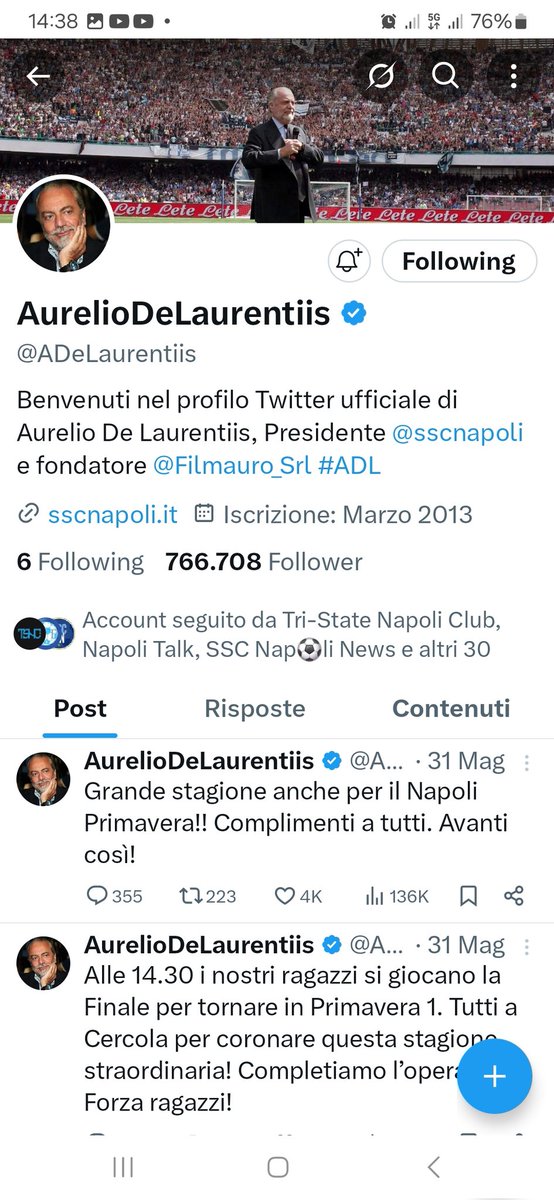 domecascone's tweet photo. Aggiorna la pagina ......
Aggiorna la pagina ......
Aggiorna la pagina ......
Aggiorna la pagina ......
#Napoli #DeLaurentiis #DeBruyneDay #Calciomercato 
#ForzaNapoliSempre https://t.co/6MCWMVcZ6X