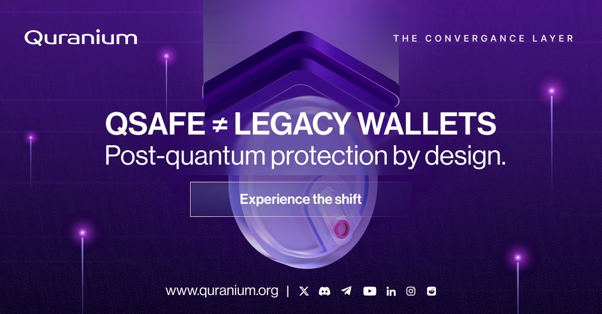 Why settle for “secure” when you can be uncrackable?

➡️ SLH-DSA signatures
➡️ ML-KEM encrypted backups
➡️ Supports Bitcoin, Solana, Ethereum &amp; Quranium
➡️ Designed for what’s coming next

Download today: qsafewallet.com