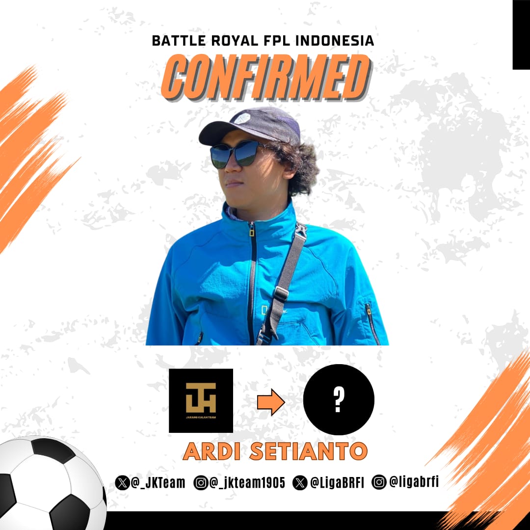 Jarang Kalah Team (@_jkteam) on Twitter photo 🚨 <a href="/FPLJaya/">Jaya</a> akan melanjutkan tes kesehatan di <a href="/sby_team/">Tim SBY</a> dalam waktu dekat.
Kesepakatan tercapai untuk kontrak seumur hidup di bawah asuhan <a href="/SotoBuaya/">Cak Soto 🇮🇩</a>.
Terima kasih untuk segala kontribusinya bagi Jarang Kalah Team. Goodluck.
<a href="/LigaBRFI/">Battle Royale FPL Indonesia</a>
#FPL #FPLCommunity #FPLIndonesia #BRFI 🚨 <a href="/FPLJaya/">Jaya</a> akan melanjutkan tes kesehatan di <a href="/sby_team/">Tim SBY</a> dalam waktu dekat.
Kesepakatan tercapai untuk kontrak seumur hidup di bawah asuhan <a href="/SotoBuaya/">Cak Soto 🇮🇩</a>.
Terima kasih untuk segala kontribusinya bagi Jarang Kalah Team. Goodluck.
<a href="/LigaBRFI/">Battle Royale FPL Indonesia</a>
#FPL #FPLCommunity #FPLIndonesia #BRFI