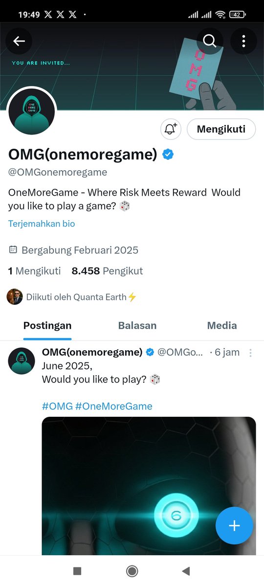 AmellWin98's tweet photo. @TheRavenCrypto @OMGonemoregame Done https://t.co/OcmjaD5pFK