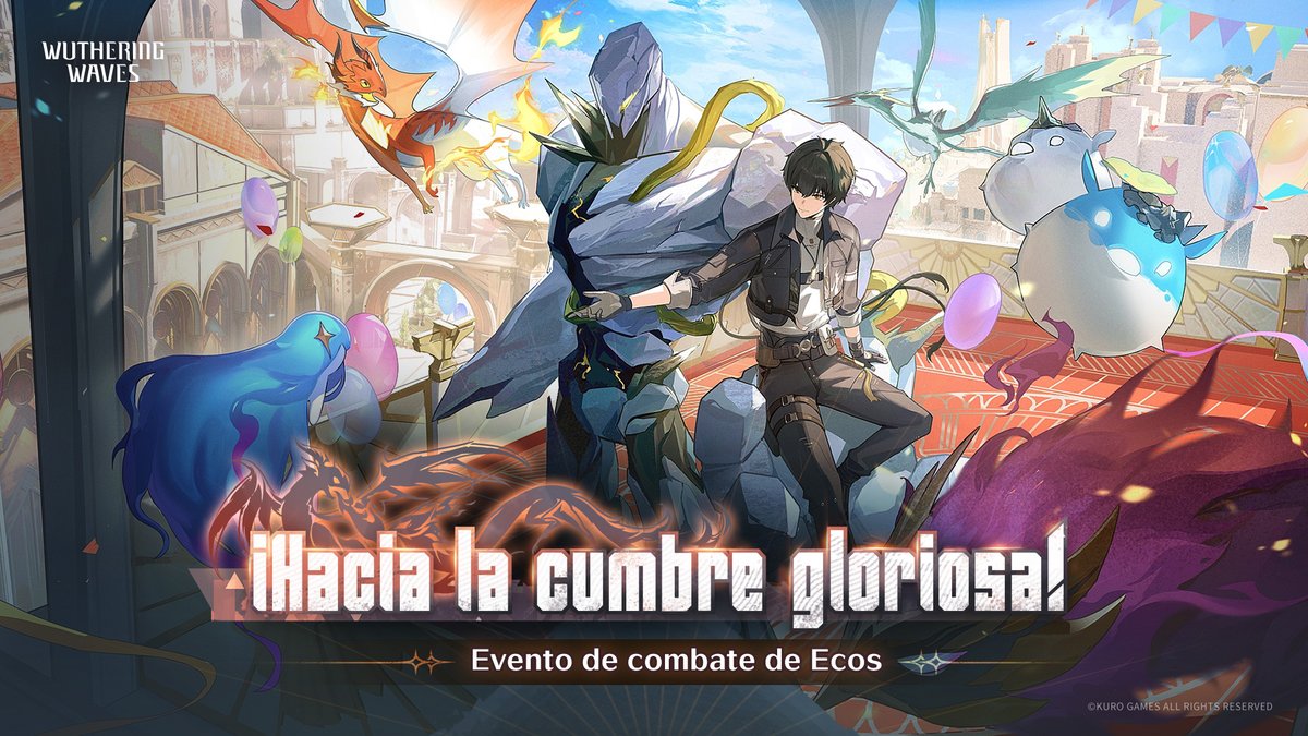 «¡Hacia la cumbre gloriosa!» Evento de combate de Ecos

Un mensaje de texto extraño despertó tu curiosidad por un juego de duelos de Ecos llamado «Cumbre Gloriosa». Dicen que incontables jugadores han emprendido el camino en busca del legendario título de Duelista Ápex,