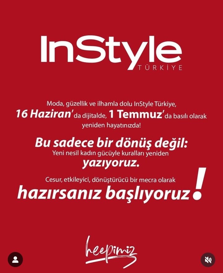 Hafsa's instyle cover should be out on Monday  #HafsanurSancaktutan