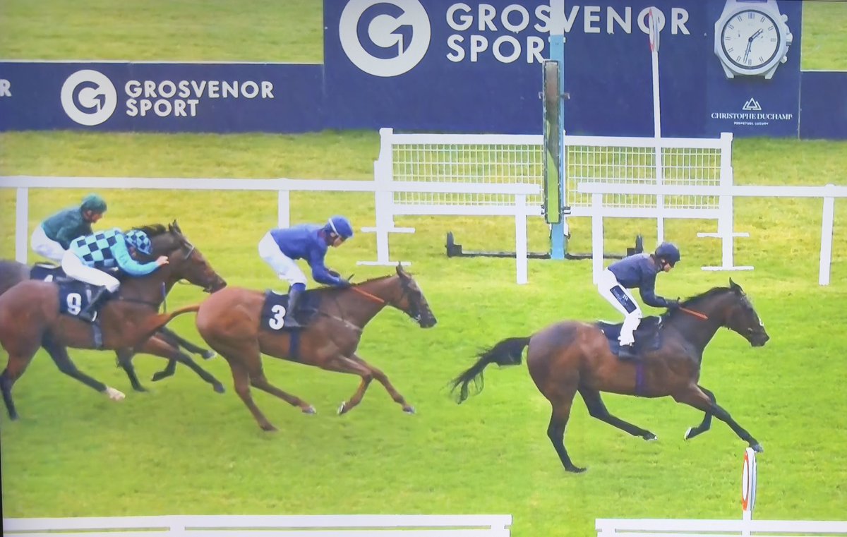 Congrats <a href="/amajox/">Amateur Jockeys GB</a> #champ <a href="/BrodieHampson1/">Brodie Hampson</a> WINS <a href="/GrosvenorSport/">GrosvenorSport</a> <a href="/NewburyRacing/">Newbury Racecourse</a> #Alazwar aka Alan for <a href="/Archie_Watson/">Archie Watson Racing</a> #11ran #topjock Well done Brodie! 🌟 <a href="/DavidDunsdon/">David Dunsdon</a>🥈#BradleyFurness 🥉Many congrats to winning connections &amp; huge thanks to sponsors #loveNewbury 🥰