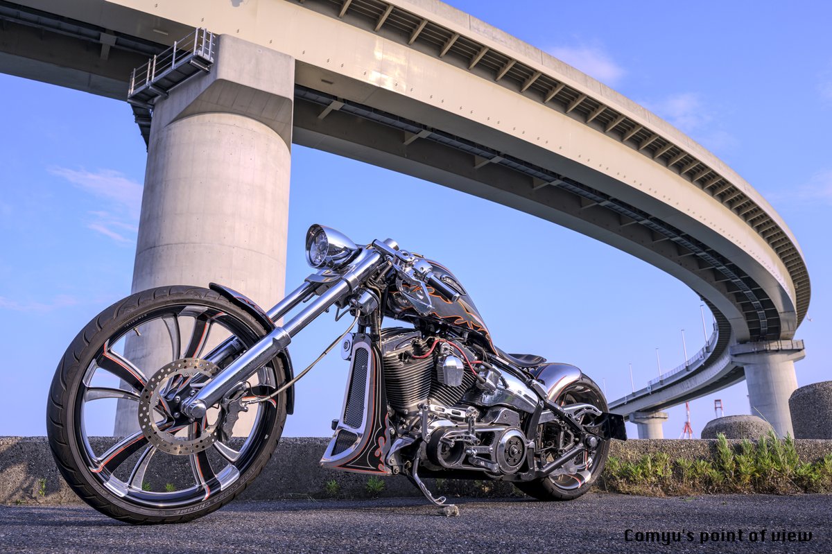 c_o_m_y_u's tweet photo. 2025/6/1 三重県四日市市”いなばポートライン”にて撮影
いなばポートライン×ブレイクアウト🏍️🌉
広角しか使えない場所なので歪みありきで。
#Cpov #harleydavidson #fxsb #breakout https://t.co/20LakbvkLG
