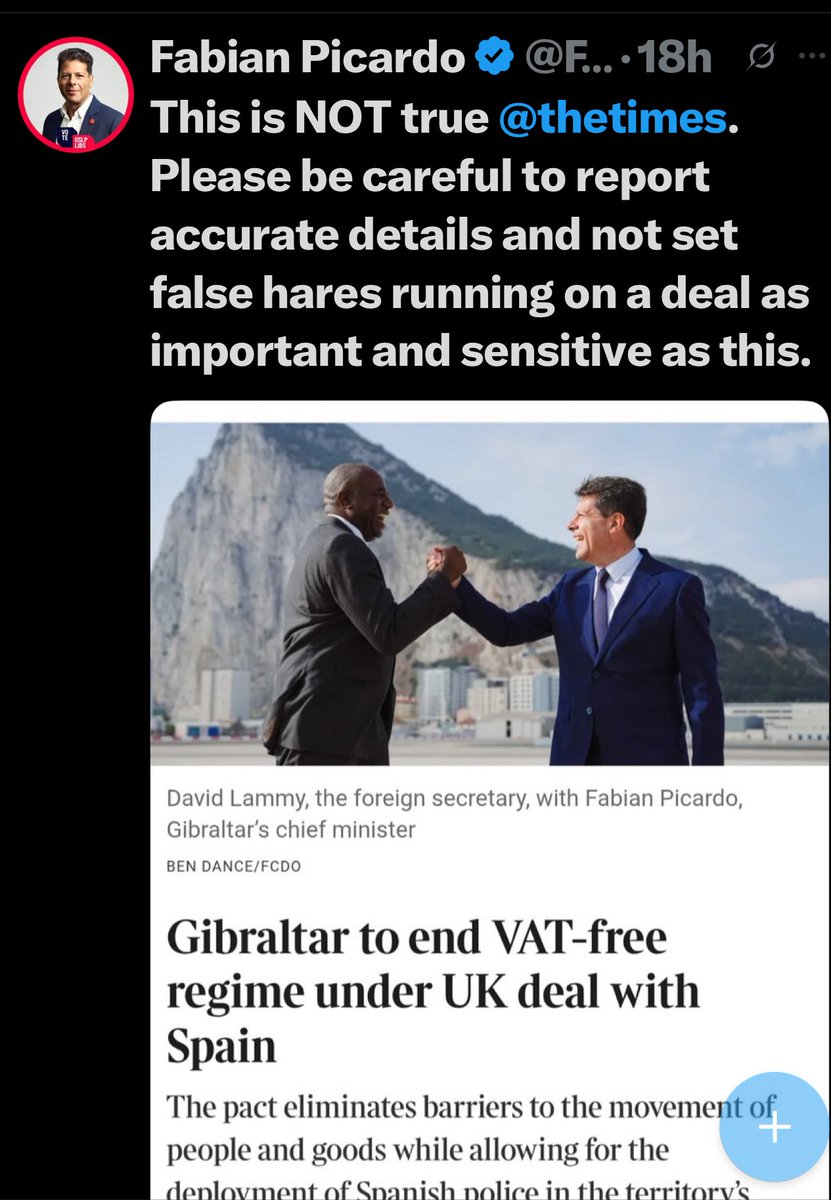 David Yelland (@davidyelland) on Twitter photo How does Gibraltar's Chief Minister deal with fake news? He monsters the press. Way to go <a href="/FabianPicardo/">Fabian Picardo</a> ๐ How does Gibraltar's Chief Minister deal with fake news? He monsters the press. Way to go <a href="/FabianPicardo/">Fabian Picardo</a> ๐