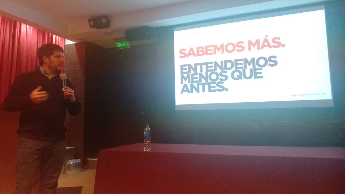 ⚡️ Nos acompaña en tarima Pablo Knopof <a href="/PabloKnopoff/">Pablo Knopoff</a>  Y su Tema: Nitidez en la era del Homo Streamer.

📍En la UCA #CongresoBA ⚡️🇦🇷 <a href="/CumbreCP/">CumbreCP</a> <a href="/PolitologosD/">Politólogos Digitales</a> <a href="/CumbreOnline/">Cumbre.Online</a>