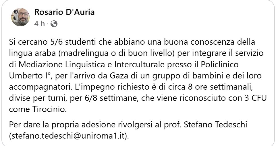 Diffondete a manetta