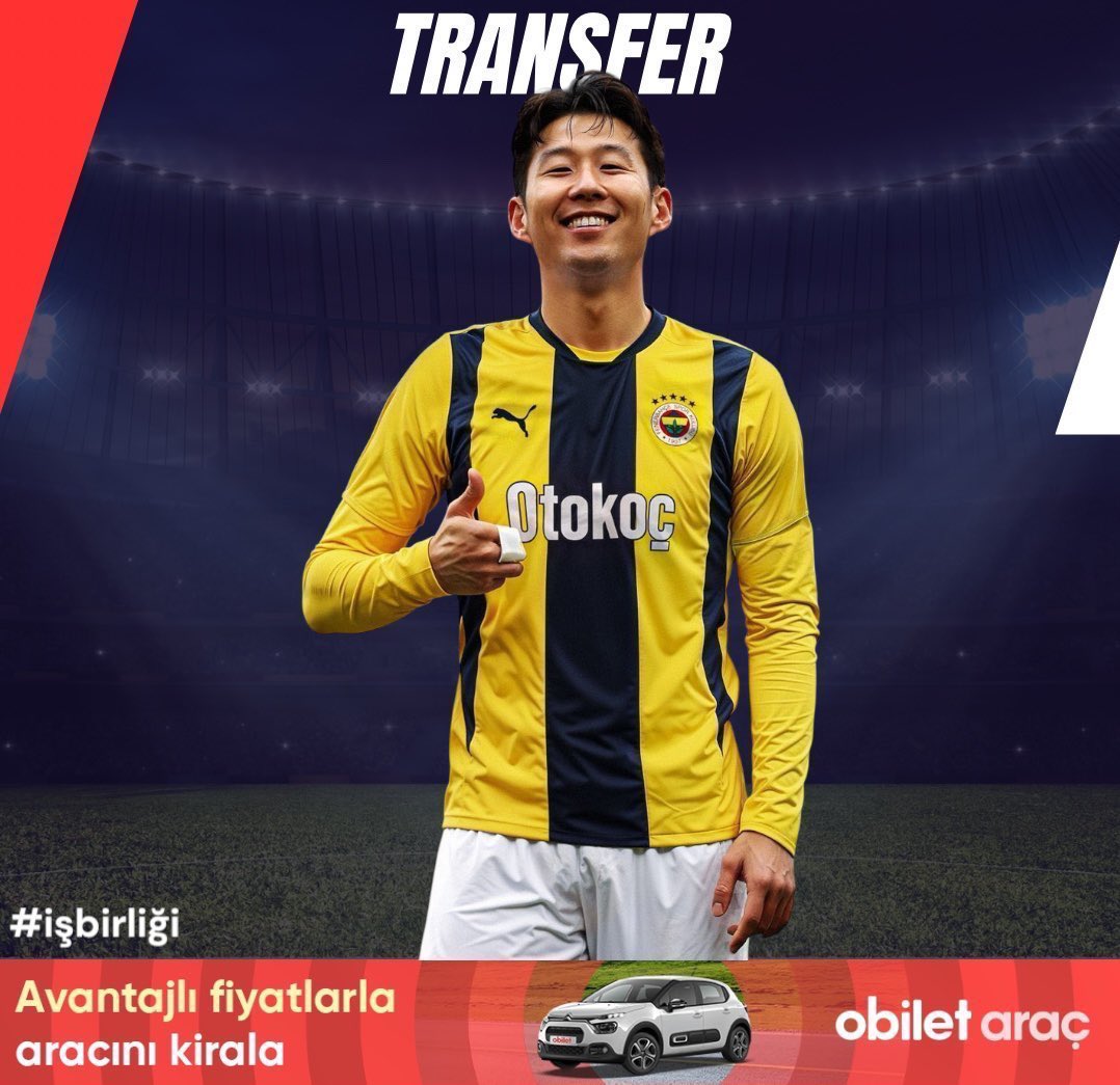 🗣️ Serkan Akkoyun: “Ali Koç’un Londra’da transfer görüşmesi yaptığı isim Heung-min Son. Son'un yeni menajerlik şirketi, Mourinho'nun ticari işlerini yapan şirket.”

🧑🏻Yaş: 32                     🏟 652 Maç
🇰🇷Uyruk: G Kore        ⚽ 238 Gol
🛡Mevki: Kanat           🎯 115 Asist