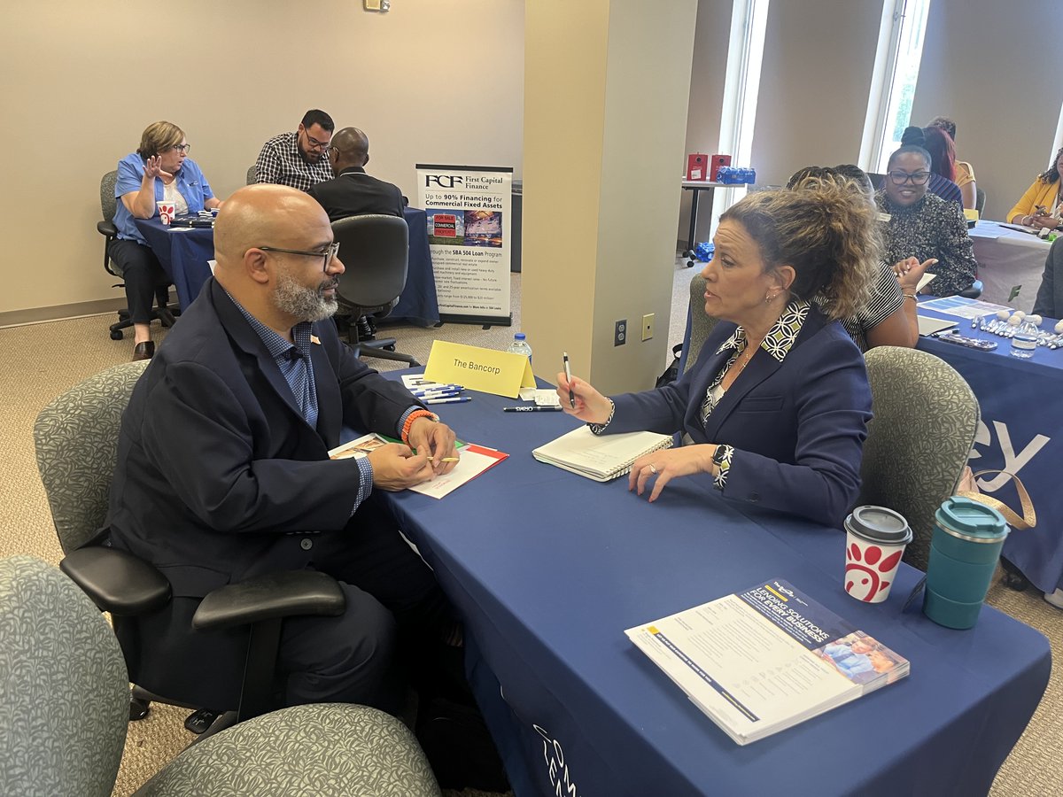 FCF joined the SBA Alabama Networking with Lenders Matchmaking event on June 3! FCF’s Drew Robinson &amp; Gayle Hoshstrasser met with small business owners to explore funding options. Missed it? Keep up with our team by following us on ALL our socials.