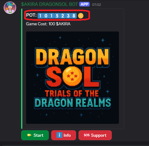 ⚠️TOMORROW: Our epic NFT game launches! 
 
👉 $SOL giveaways
👉 Entry: 100 AKIRA ($0.003)
👉 Prize Pot: 1M $AKIRA ($31)
👉 Quest with Goku/Bulma NFTs
👉 Level up with AKIRA!

Don’t miss out! And join discord 👇