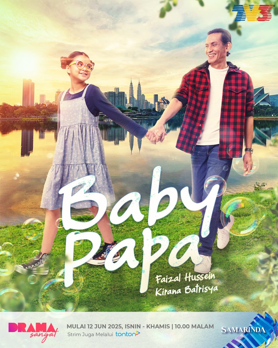 Drama Baby Papa
📌 Mulai 12 Jun 2025 
🗓 Isnin - Khamis > 10:00 malam > TV3
🎞️ Strim di Tonton
📽️[Pelakon] Kirana Batrisyia, Faizal Hussein, Silfeny Osman

myinfotaip.com/2022/11/baby-p…

#BabyPapa