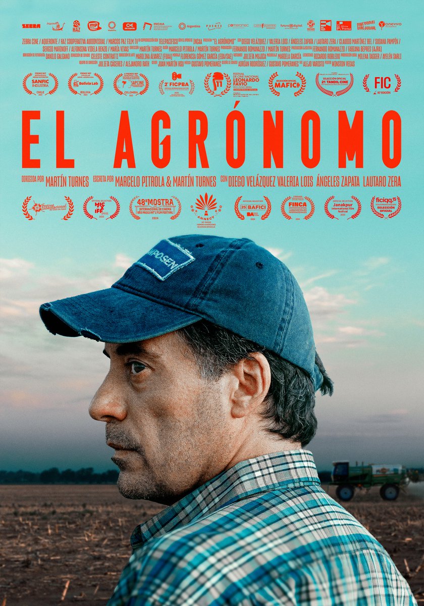 Martín Turnes (@martinturnes) on Twitter photo EL AGRÓNOMO (2024)
en JUNIO
<a href="/ElAgronomoFilm/">ElAgronomoFilm</a>
Dirigida por 👋🏼
Guión <a href="/MarceloPitrola/">Marcelo Pitrola</a> y 👋🏼
Producción <a href="/zebracine/">zebracine</a> <a href="/AqueronteProd/">Aqueronte</a> #HazCooperativa #MarcosPazFilmTV y <a href="/TelepacificoTV/">Telepacífico</a>
Con #DiegoVelázquez <a href="/valitalois/">Vale Lois</a> #ÁngelesZapata <a href="/LautaroZera/">Lautaro Zera</a> y #ClaudioMartínezBel EL AGRÓNOMO (2024)
en JUNIO
<a href="/ElAgronomoFilm/">ElAgronomoFilm</a>
Dirigida por 👋🏼
Guión <a href="/MarceloPitrola/">Marcelo Pitrola</a> y 👋🏼
Producción <a href="/zebracine/">zebracine</a> <a href="/AqueronteProd/">Aqueronte</a> #HazCooperativa #MarcosPazFilmTV y <a href="/TelepacificoTV/">Telepacífico</a>
Con #DiegoVelázquez <a href="/valitalois/">Vale Lois</a> #ÁngelesZapata <a href="/LautaroZera/">Lautaro Zera</a> y #ClaudioMartínezBel