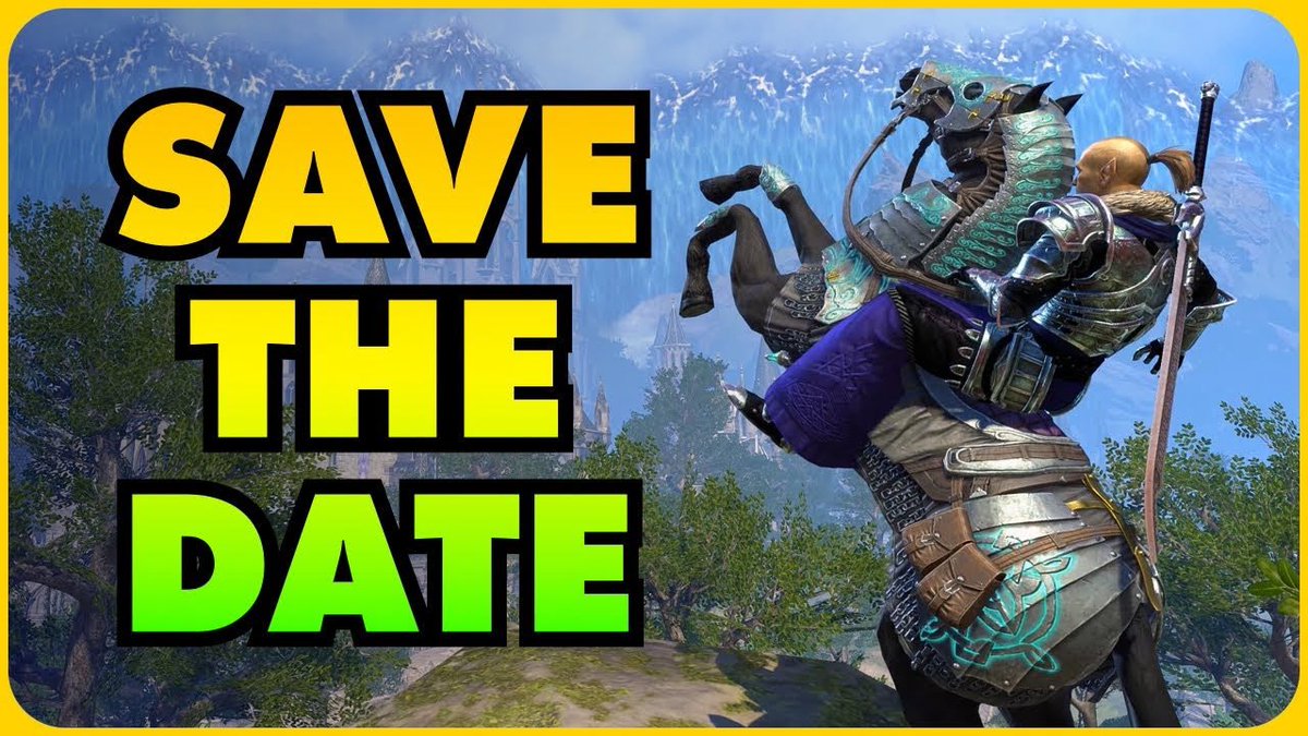 Maya | Ninja Pulls (@ninjapulls) on Twitter photo MAJOR ANNOUNCEMENT 🚨
Biggest Community Event EVER!!!
Don’t miss it!!
Thanks to <a href="/Bethesda_UK/">Bethesda UK</a> & <a href="/TESOnline/">The Elder Scrolls Online</a> for their incredible support!!
#esofam #ElderScrollsOnline
Link to video trailer in replies 🔗⬇️ MAJOR ANNOUNCEMENT 🚨
Biggest Community Event EVER!!!
Don’t miss it!!
Thanks to <a href="/Bethesda_UK/">Bethesda UK</a> & <a href="/TESOnline/">The Elder Scrolls Online</a> for their incredible support!!
#esofam #ElderScrollsOnline
Link to video trailer in replies 🔗⬇️