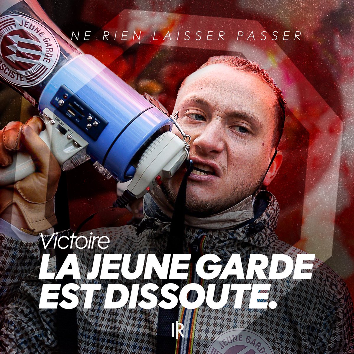 « Ne rien laisser passer » 
<a href="/BrunoRetailleau/">Bruno Retailleau</a>

Ce matin en conseil des ministres les dissolutions de la Jeune Garde et de Lyon Populaire ont été prononcées.