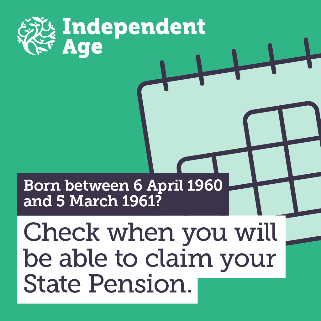From 6 April 2026, the State Pension age is increasing from 66 to 67.

If you're aged 65 or 66, it is important to check when you will be able to claim your State Pension via the State Pension age calculator

Share today📢

Make sure you're in the know:
independentage.org/get-advice/mon…