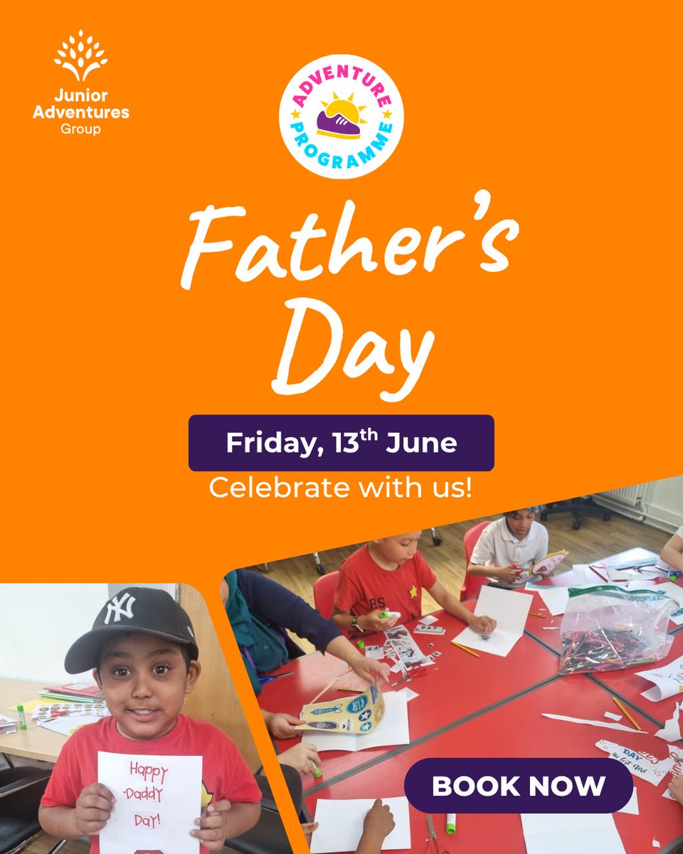 Tomorrow, we’re getting a head start on #FathersDay celebrations at our wraparound clubs! We’ll be celebrating all the amazing dads, step dads and father figures who make life fun, safe, and full of love.

Let’s give a big thank you with smiles, games, and thoughtful fun.