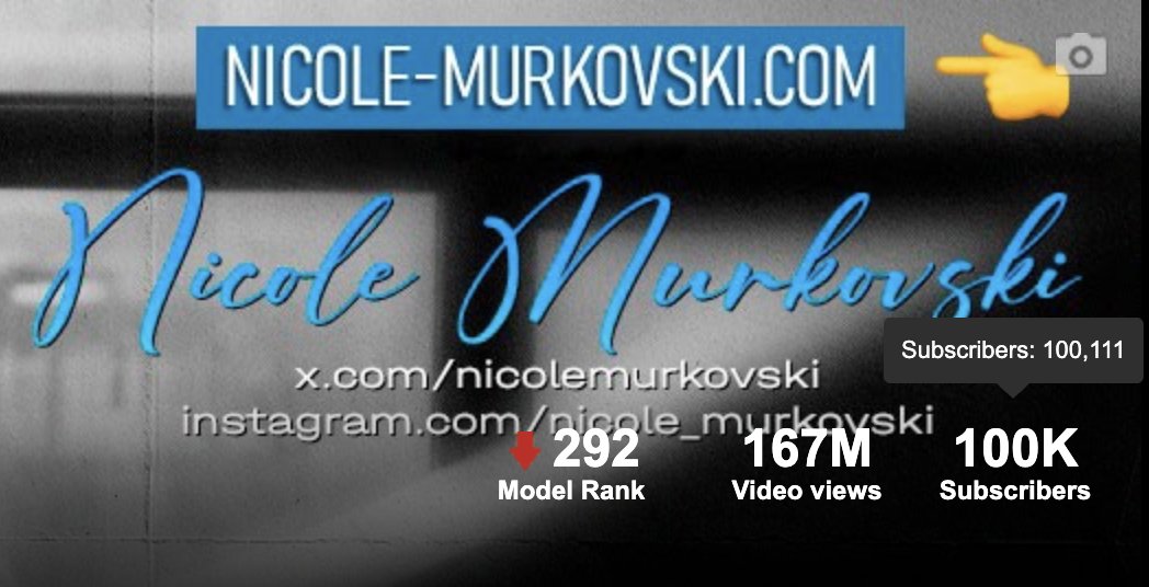Wow ! We are already 100,000 on PornHub !
Thanks for watching me =*

👉 Pornhub.com/pornstar/nicol…