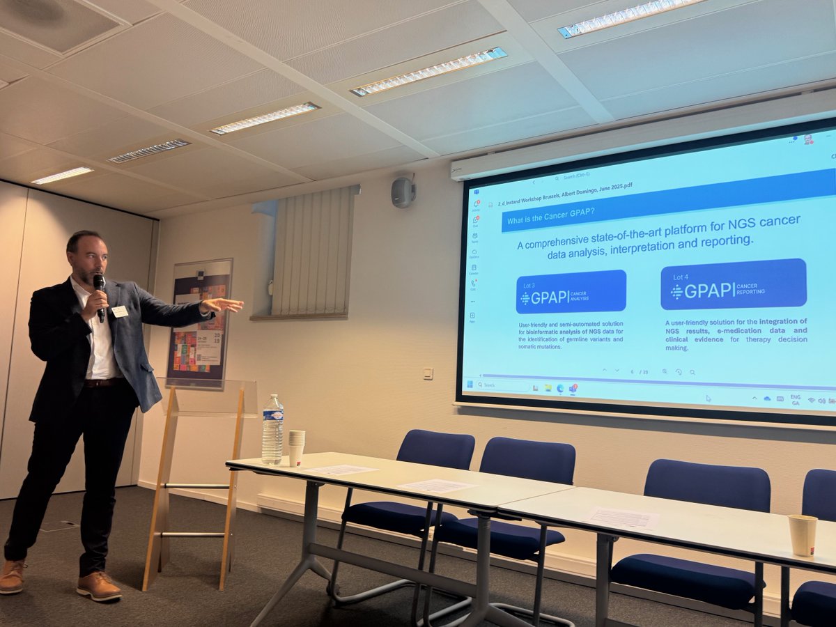 CNAG (@cnag_eu) on Twitter photo 🧬What a great experience at the Workshop on Innovation Procurement in Healthcare!
🗣️Our Entrepreneur Manager <a href="/albert_domingo/">albert_domingo</a> share our experience as a solution provider in the successful European project #INSTANDNGS4P
ℹ️cnag.eu/projects/insta…
#HealthcareInnovation #CNAG 🧬What a great experience at the Workshop on Innovation Procurement in Healthcare!
🗣️Our Entrepreneur Manager <a href="/albert_domingo/">albert_domingo</a> share our experience as a solution provider in the successful European project #INSTANDNGS4P
ℹ️cnag.eu/projects/insta…
#HealthcareInnovation #CNAG