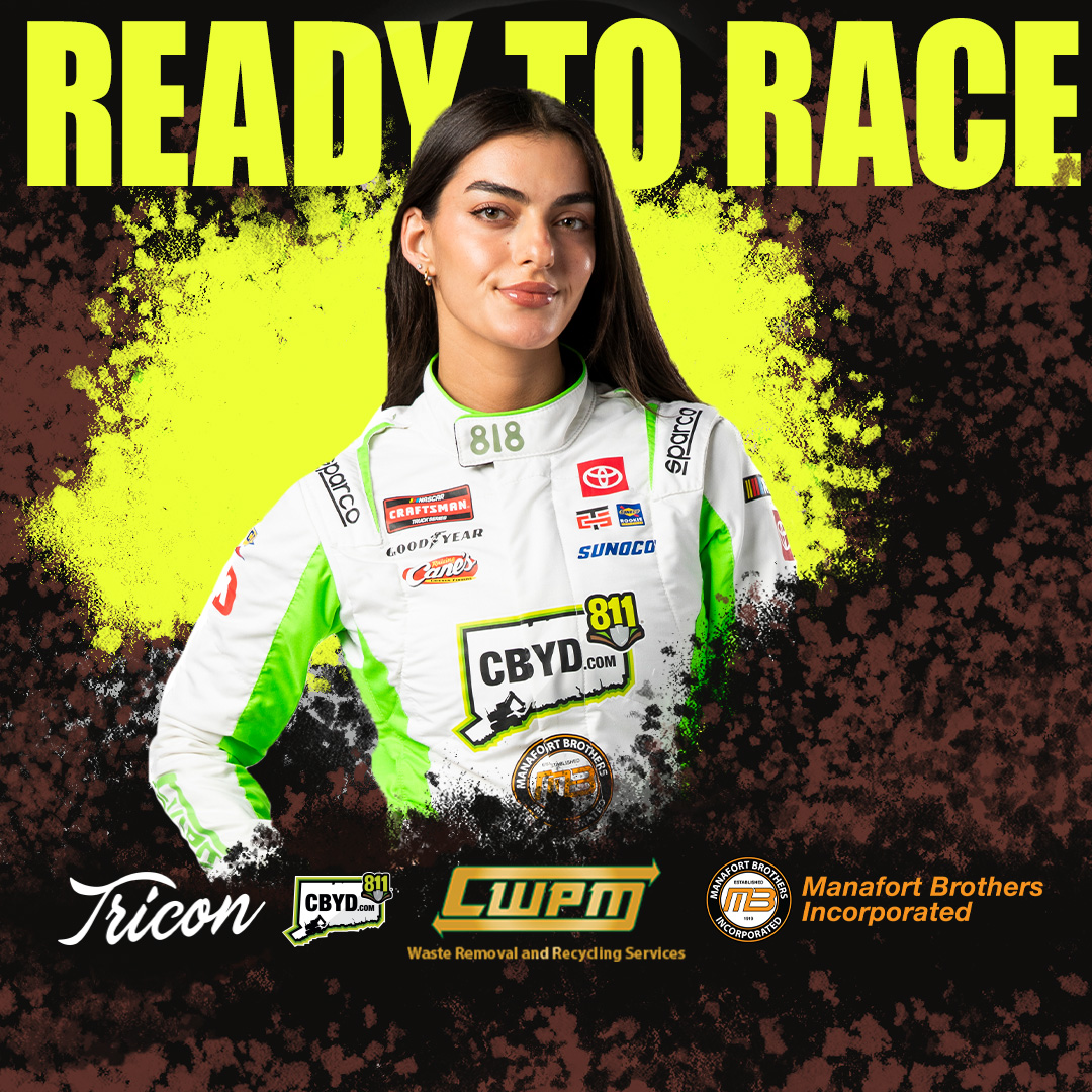 We’re teaming up with <a href="/TRICONGarage/">TRICON</a>, CWPM, and Manafort Brothers Inc. to support <a href="/ToniBreidinger/">Toni Breidinger</a> in the NASCAR Craftsman Truck Series at Lime Rock Park!

Together, we’re championing precision and safety — on and off the track.

#CBYD #ToniBreidinger #NASCAR