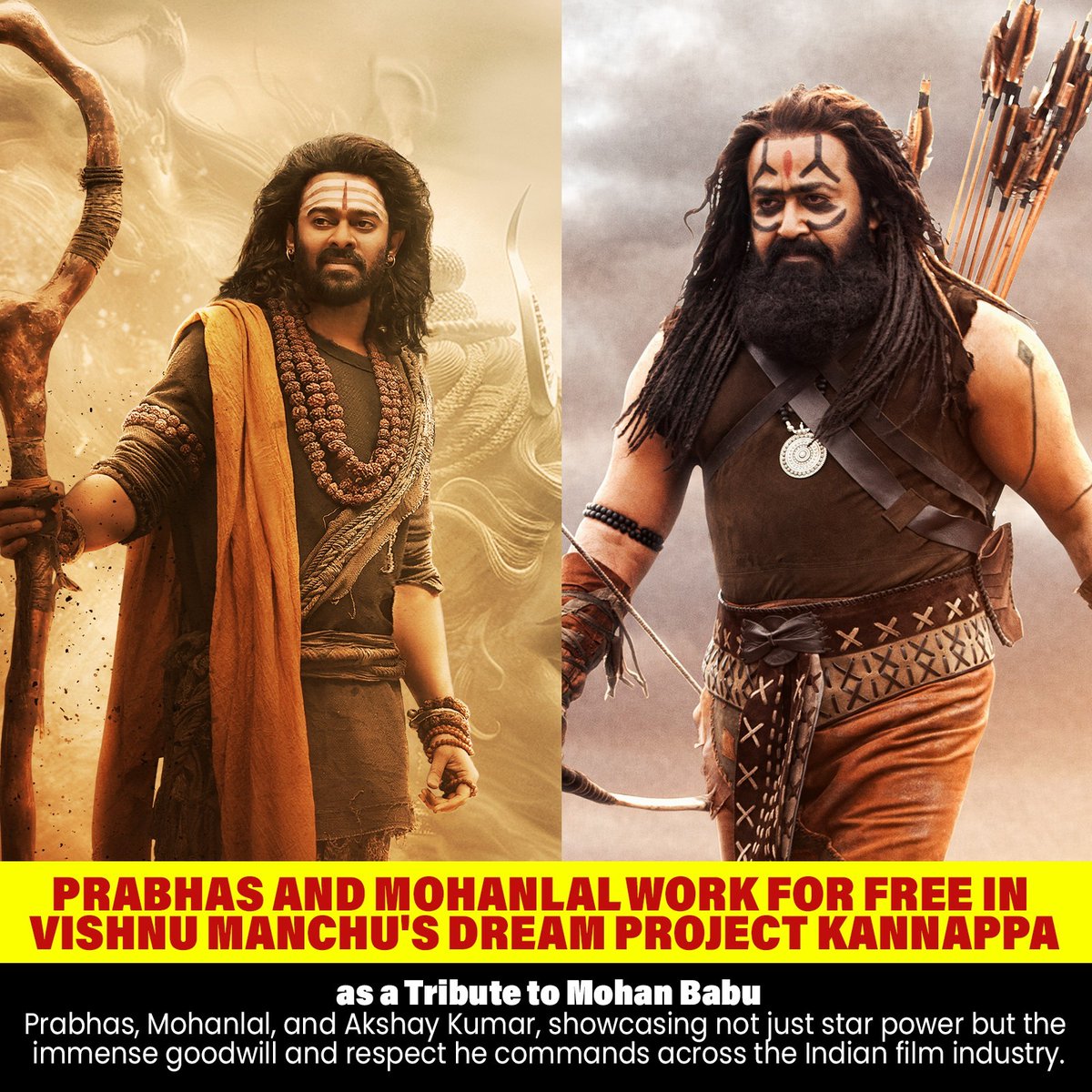 Deekshitha13218's tweet photo. Witness the magic unfold behind the scenes from #Kannappa📷 Making Video.  Every frame, every effort — sculpting a legend! #kannappamakingvideo #OmNamahShivaya #OmNamahShivaya #spdmvm #kannappa #KajalAgarwal #manchuvishnu #prabhas #manchumohanbabu #manchulakshmi #Prabhas https://t.co/xWK3eNM1Be