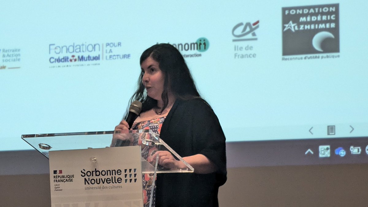 Prix Chronos de Littérature (@prixchronos) on Twitter photo Viviane Montagne, de la <a href="/FondationMedAlz/">Fondation Médéric Alzheimer</a>, réaffirme le soutient de la fondation au Prix Chronos et au prix spécial Alzheimer particulièrement 🏆 Viviane Montagne, de la <a href="/FondationMedAlz/">Fondation Médéric Alzheimer</a>, réaffirme le soutient de la fondation au Prix Chronos et au prix spécial Alzheimer particulièrement 🏆