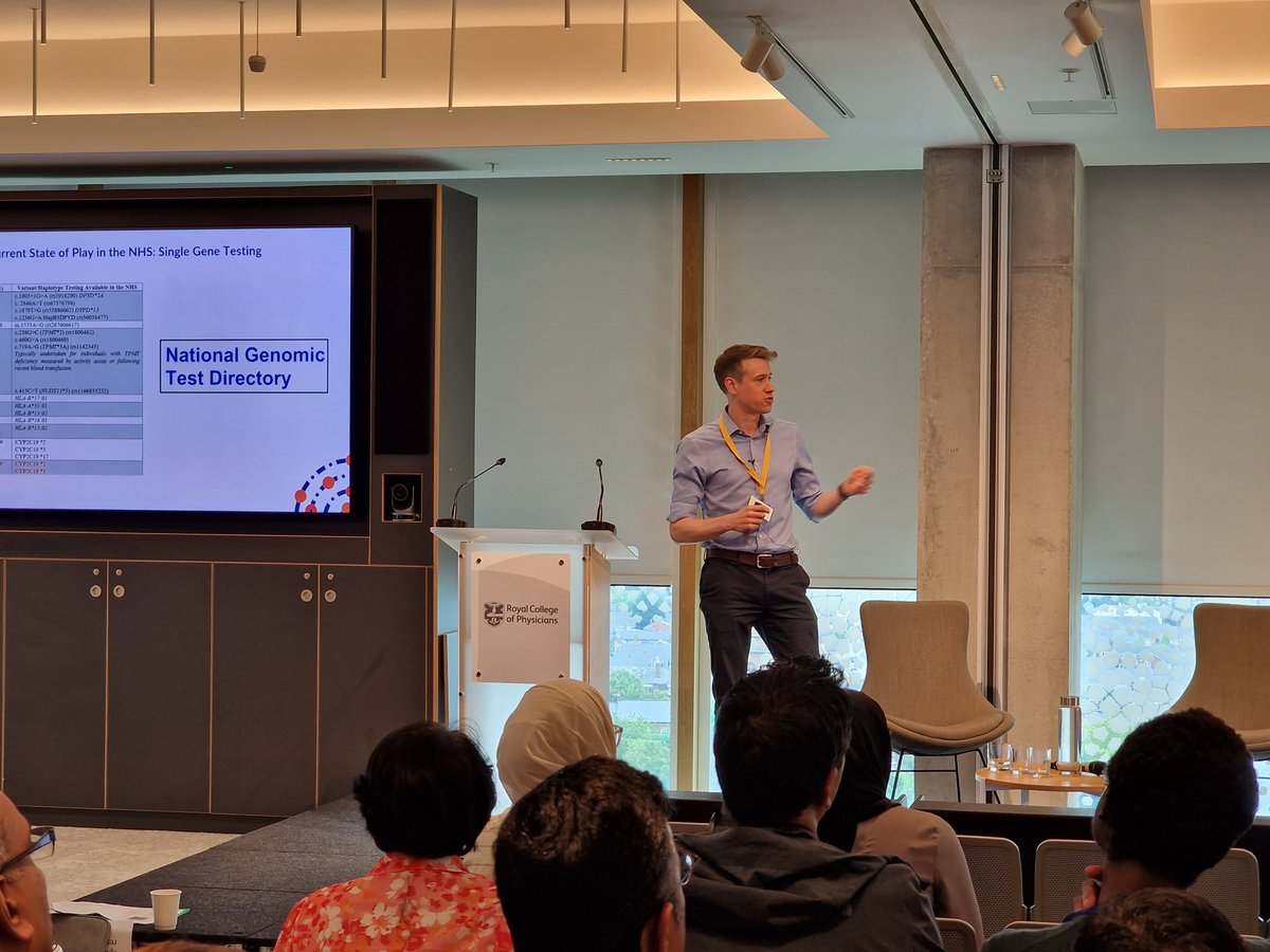 RCPhysicians's tweet image. Thank you to Dr @John_H_McD for presenting his winning Turner-Warwick lecture ‘Implementing pharmacogenetics in the NHS: improving outcomes and avoiding harm’ and providing delegates with an update on his work at today’s #RCPUpdate.

The Turner-Warwick scheme is currently open,…