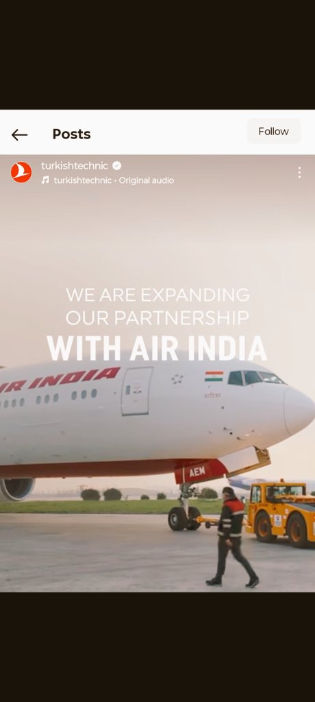 glocal_updates's tweet photo. Just for information : 

Air India's wide-body aircraft are maintained by Turkish Technic .

The deal with the Turkish firm began in early 2025. Recently, Air India announced to shift away from Turkish Technic  post Pahalgam attack.
#planecrash #planecrash https://t.co/d9wA3cJAWx
