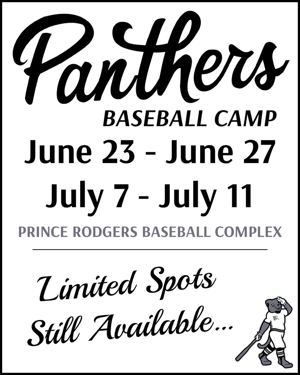 B-R Baseball (@brbaseball) on Twitter photo There are limited spots left for our summer camp. Here is the link to sign up: 
brd.leagueapps.com/camps/4497964-… There are limited spots left for our summer camp. Here is the link to sign up: 
brd.leagueapps.com/camps/4497964-…