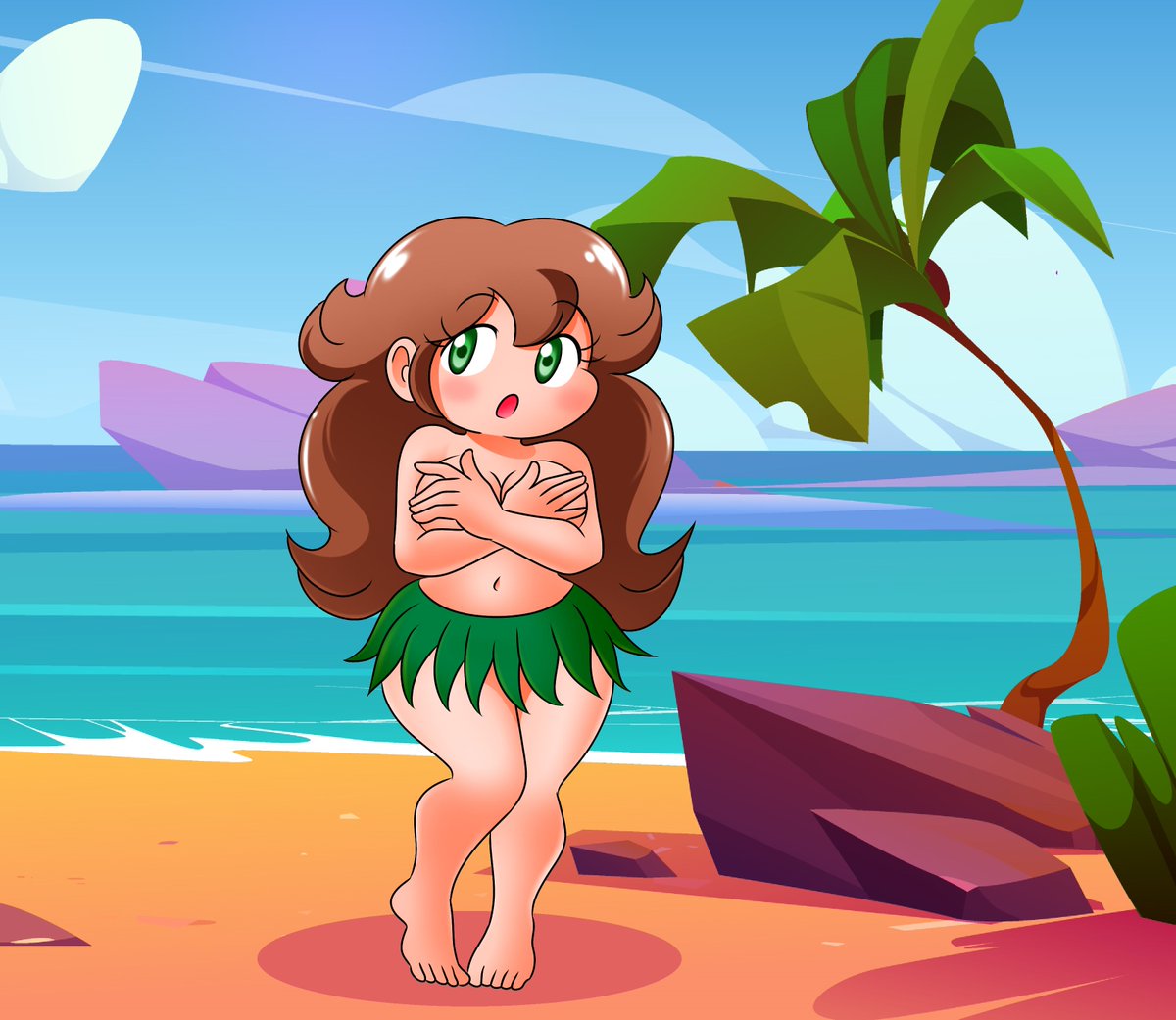 "I can't find my coconut bra, can you help me?"
Picture made by <a href="/narvaez_nj/">MonocicloArt</a>
