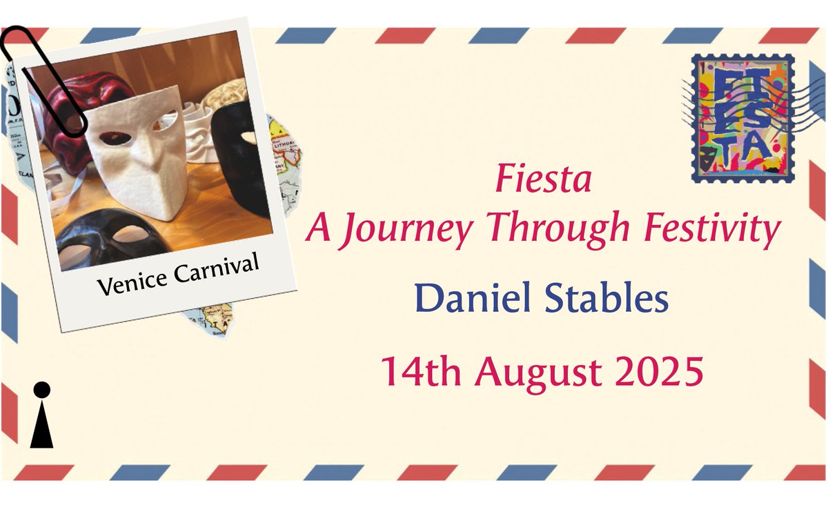 🎉SAVE THE DATE🎉

Fiesta: A Journey Through Festivity by Daniel Stables (@danstables) is out in less than six weeks on the 14th of August.

Find him at Venice Carnival in Italy.

Pre-order: bit.ly/404DY3V