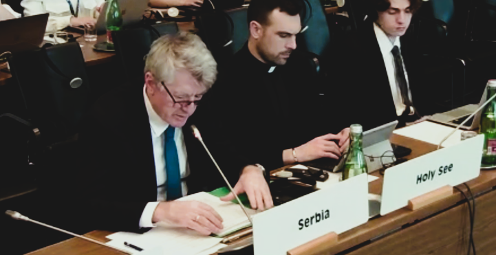 SRBinOSCE's tweet image. At today’s OSCE Permanent Council, Serbia warmly welcomed Minister Ian Borg of Malta as Chair of the CoE Committee of Ministers.
Reaffirming Serbia’s support for CoE values, Amb. Obradović highlighted the grave human rights situation for Serbs in Kosovo and Metohija, while also…
