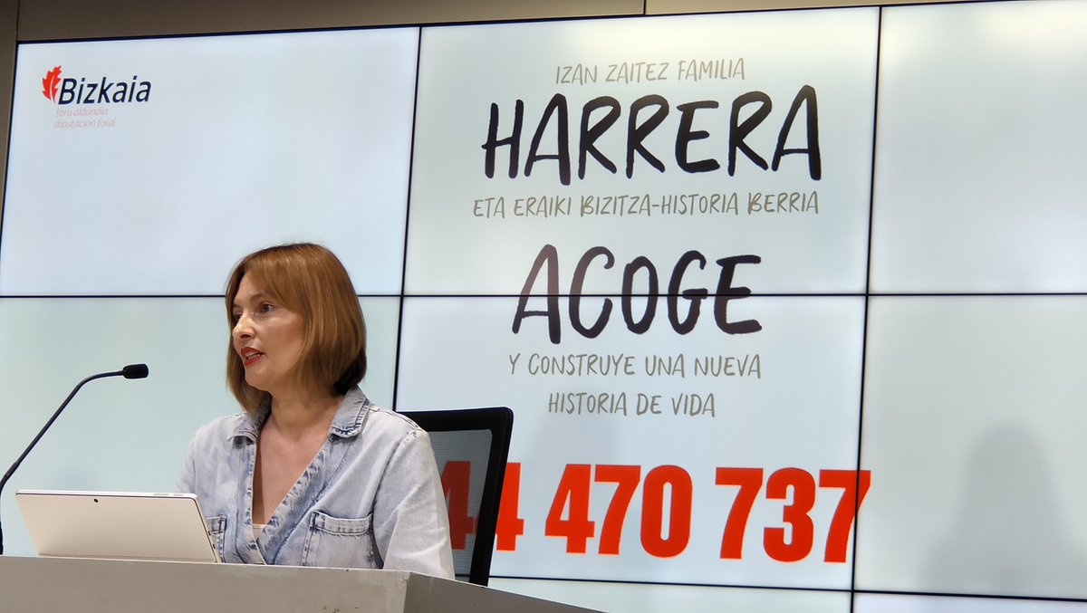 👧👦 En Bizkaia, +500 niñas, niños y adolescentes esperan crecer en un hogar con cariño y seguridad.

❤️ El acogimiento familiar cambia vidas, incluida la tuya.
🏠 Acoge y construye una nueva historia de vida.

Más Información ℹ️ ow.ly/1kMC50W8iIz