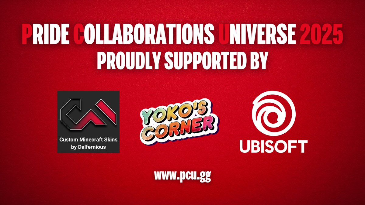 Pride Collaborations (@pcu_gg) on Twitter photo We are almost halfway through Pride Month! We wanted to talk this opportunity to again give a special thanks to our supporters for 2025, who have provided prizes and giveaways throughout the month!
<a href="/Dalfernious/">Dal | PAX AUS</a>, <a href="/UbisoftANZ/">Ubisoft ANZ</a> and <a href="/YokosCorner/">Yoko's Corner</a>. We are almost halfway through Pride Month! We wanted to talk this opportunity to again give a special thanks to our supporters for 2025, who have provided prizes and giveaways throughout the month!
<a href="/Dalfernious/">Dal | PAX AUS</a>, <a href="/UbisoftANZ/">Ubisoft ANZ</a> and <a href="/YokosCorner/">Yoko's Corner</a>.