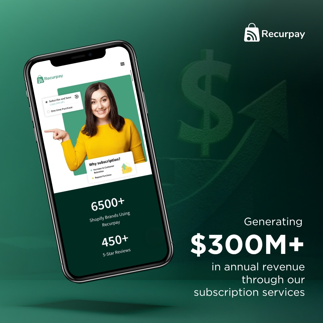$300M+ in Revenue. Built on Trust, Powered by Recurpay.
Behind every thriving subscription brand is a system that just works, silently, seamlessly, and at scale.

At Recurpay, we’re proud to power over $300 million in annual recurring revenue for the brands that keep the world