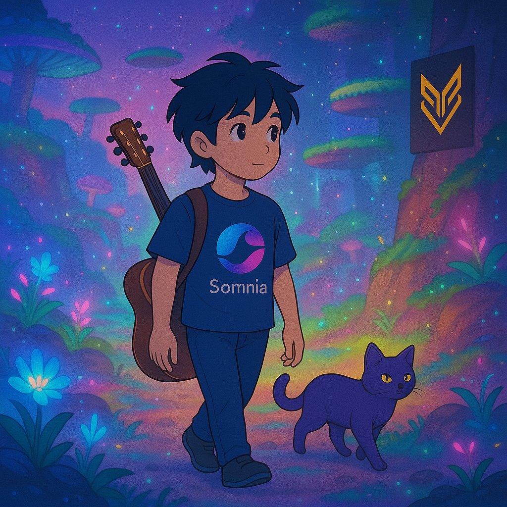 guitarmalchik's tweet photo. GuitarMalchik is wandering the magical lands of @Somnia_Network  quests, spell by spell ✨

Today he takes on the Variance challenge

✅ Follow @playVariance
✅ Join their Discord
✅ Like and RT the launch post

Are you ready? 

gSomnia!

#SomniaCreator #SomniaNetwork https://t.co/Ebg0NnUKFA