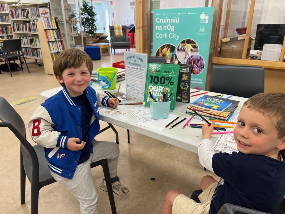 It was smiles all round at the Climate Change Bookmark Making Workshop in Glanmire Library for Cruinniú na nÓg. Children all over Cork City joined us for a day of fun, free creativity for our Cruinniú na nÓg festivities on June 7.

#CorkCityLibraries #GlanmireLibrary