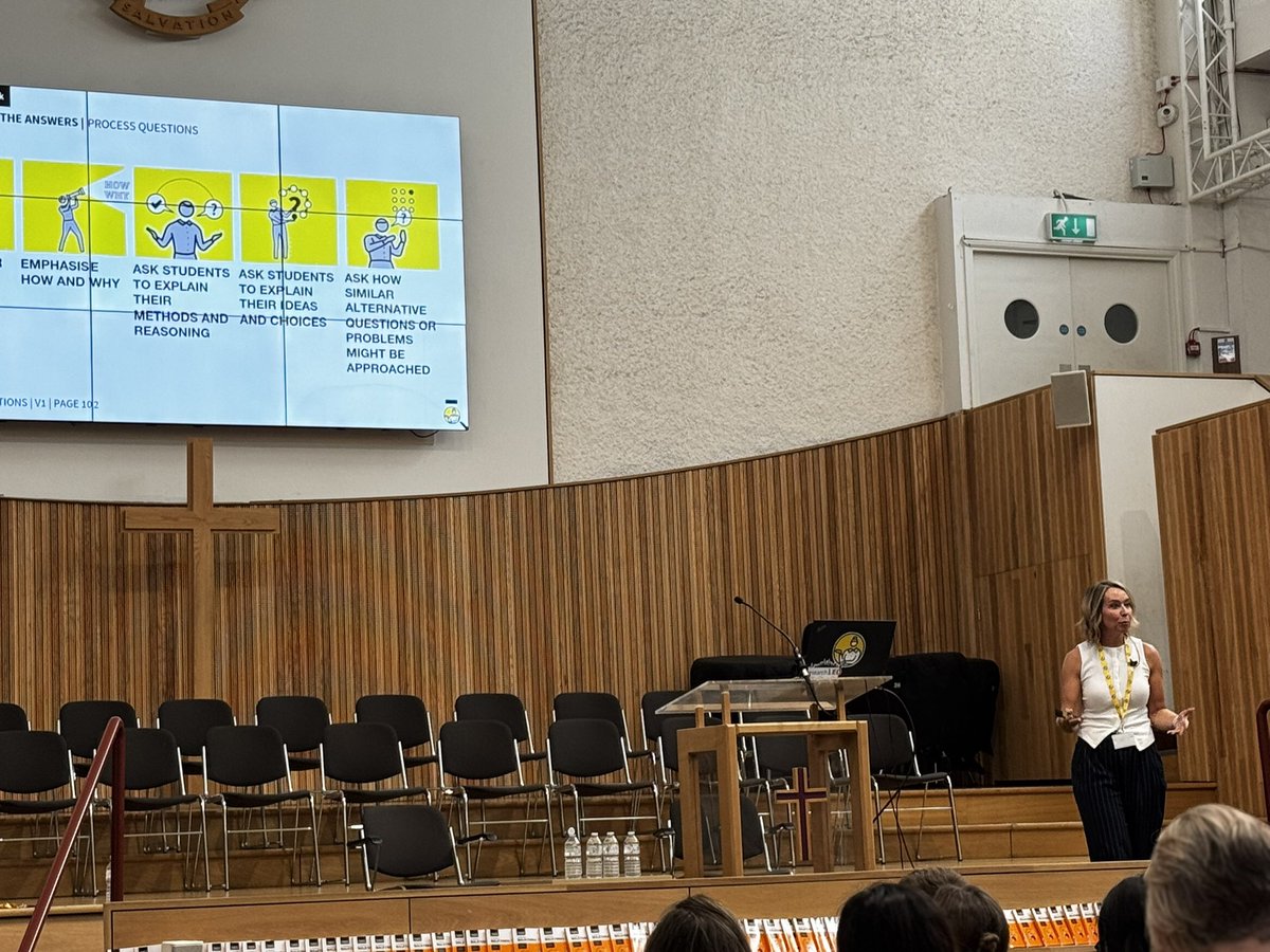 A real questioning masterclass from <a href="/FlorenceWeir/">Florence Weir</a> and <a href="/lucy_k_kelly/">Lucy Kelly</a> - how do we surface the richness of student understanding? Great stuff 👌