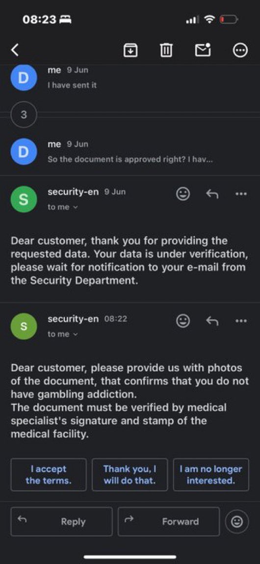 Everybody rt aggressively.

1xbet is asking their user to provide medical report before they can withdraw money but they didn’t ask for it when their user deposit and lose their money. 

7m naira isn’t too much for them to pay.