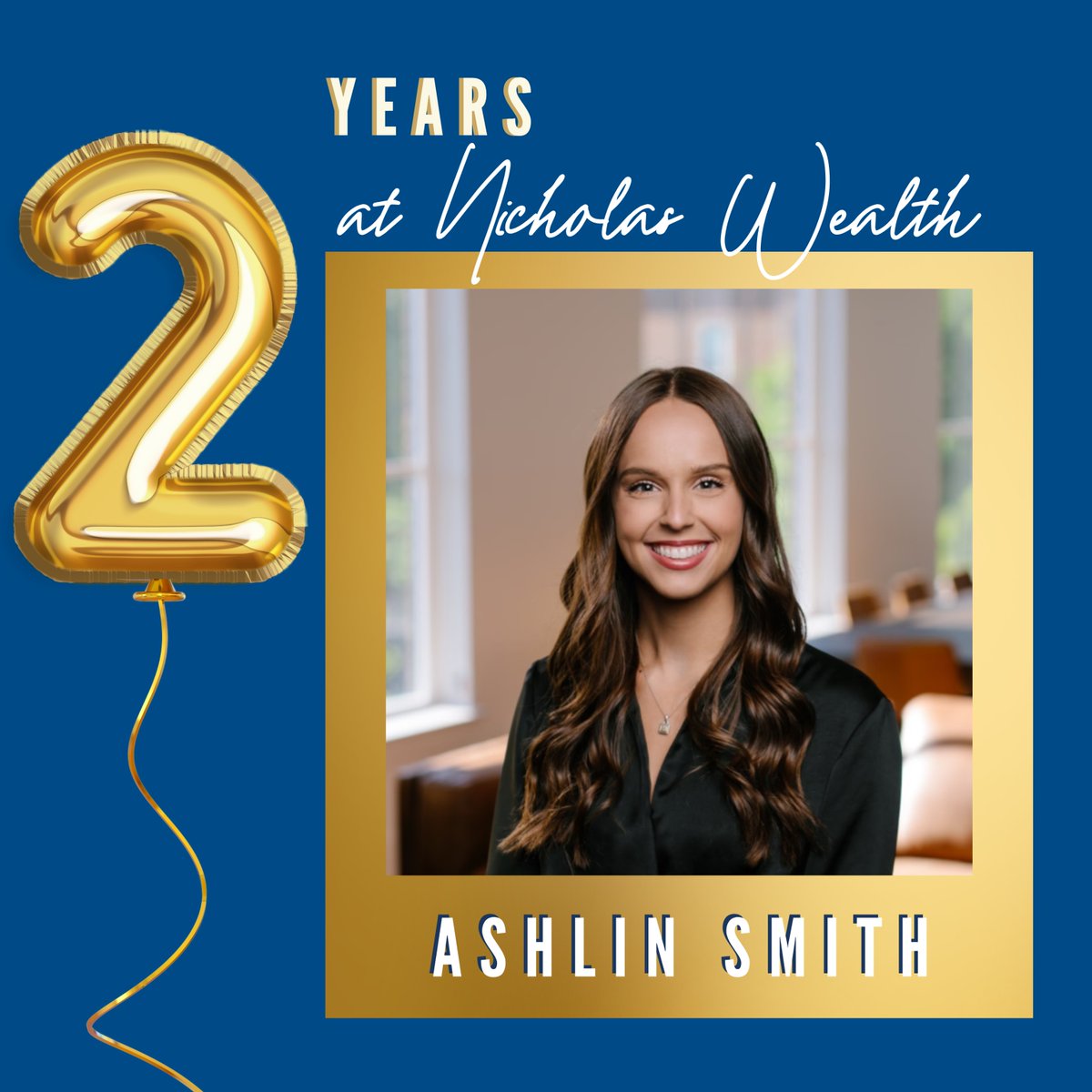 Today marks two years with Nicholas Wealth for Ashlin Smith, Marketing Team Lead and Coordinator. Ashlin's commitment to our core values and purpose is evident in all that she does, and we are so thankful for her consistent hard work. Congratulations, Ashlin! 🎉