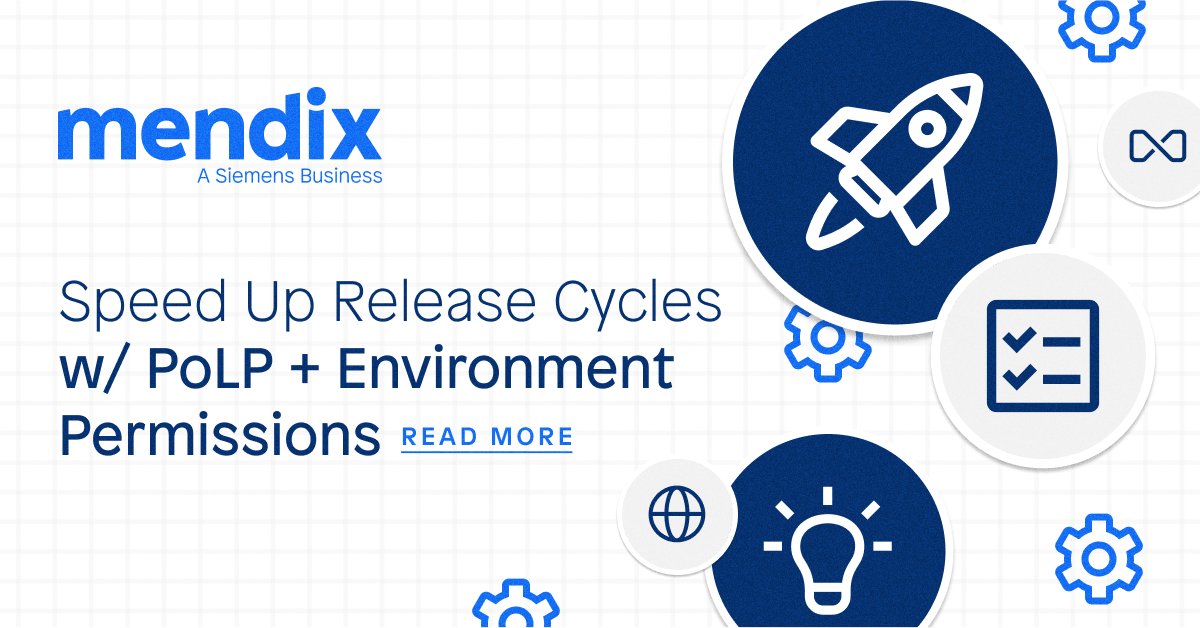 If your release cycle slows down every time you rotate who’s responsible for deployment, we’ve got a fix: Include environment permissions in your Mendix project roles!

Here's how 👉 spkl.io/6010fCO9g

#Mendix #DevTips #LowCode #ReleaseCycle #DeveloperLife