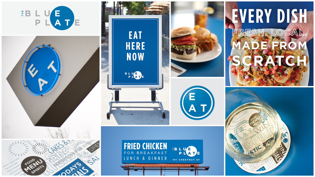The Blue Plate's brand blended classic diner vibes with a fresh visual identity—bold neon type, mouthwatering imagery, and snappy headlines. Dive into the design story behind this Chattanooga favorite: tinyurl.com/bddsycde