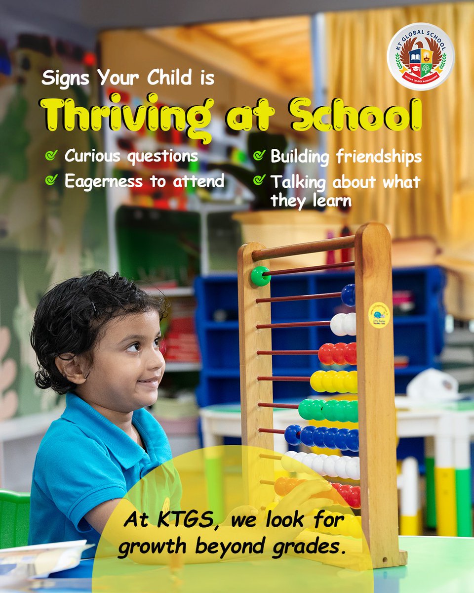 Every smile, every “Mom, guess what I learned today!” shows your child is growing beautifully. 🌟
At #KTGlobalSchool, we nurture life skills, friendships &amp; a true love for learning beyond books!

#JoyfulLearning #education #CBSEschool #residentialschool #Odisha #holisticgrowth