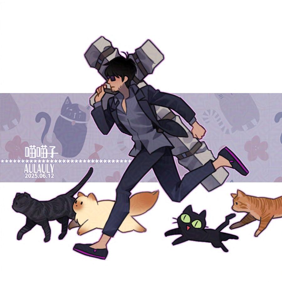 Cats🐈🐈‍⬛　#wolfwood #TRIGUN #TRIGUNSTAMPEDE